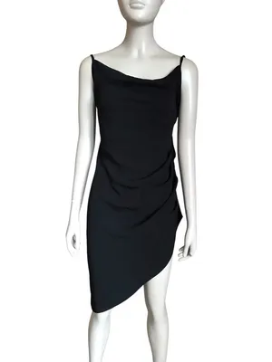 Amanda Uprichard Black Scoop Neck Dress thumbnail 2