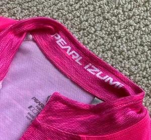 NEW Pearl Izumi Short Sleeve Cycling Jersey Select Hot Pink with Pockets NWOT thumbnail 4