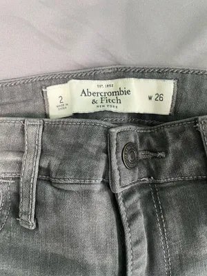Abercrombie & Fitch Gray Skinny Jeans thumbnail 2
