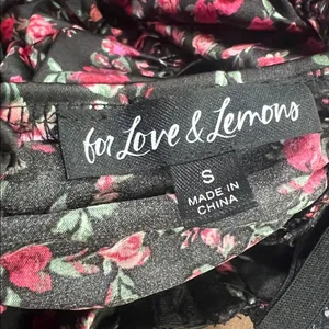 For Love & Lemons x Victoria’s Secret Collab Floral Melrose Mini Dress size S thumbnail 16