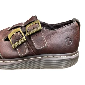 Vintage Brown Dr. Martens CATY 8065 style Mary Jane Buckle Strap Fisherman US 8 thumbnail 9