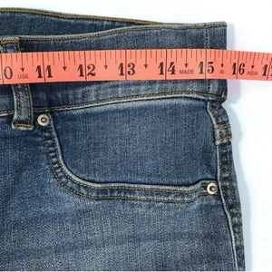 SPANX Ankle Straight PullOn Jeans W's L Vintage Indigo Shaping Comfort Travel thumbnail 11