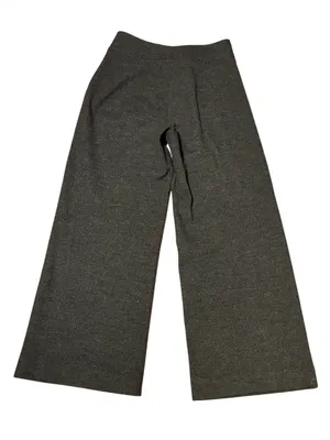 COS Charcoal Grey Wide-Leg Trousers size small wool blend thumbnail 5