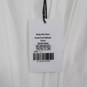 Showpo Kaitlyn Mini Dress Ivory Corset Pearl Trim Fit and Flare US 6 thumbnail 6