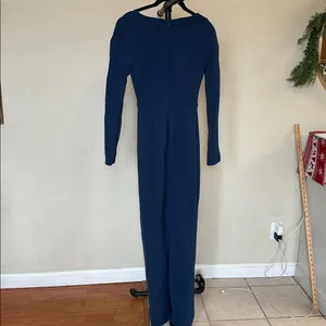 House of CB‎ Corinthia Midnight bodycon maxi dress NWOT size XS navy blue thumbnail 10