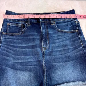 American Eagle Next Level Stretch Hi -Rise‎ Mini Denim Blue Skirt Size 6 thumbnail 3