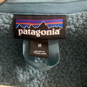 ✨Patagonia Women's Better Sz Medium Sweater 1/4 Zip Fleece Berlin Blue✨ thumbnail 7
