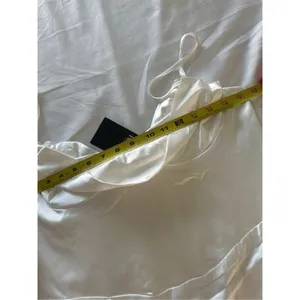 NWT Heiress Beverly Hills White Satin Corset Midi Dress Size Large thumbnail 3