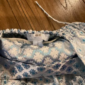 Hill House Home The Snowflake Brocade Cher sleeveless flare mini Dress L thumbnail 5