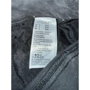 American Eagle Women's 6S 6 Short Black High Rise‎ Next Level Stretch Jeans thumbnail 4