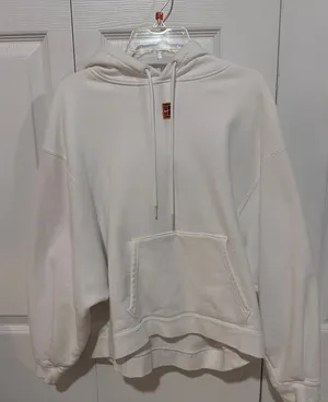 White Nike Hoodie Women’s M thumbnail 1