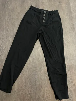ZARA Black  Pants Size Small thumbnail 1
