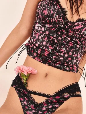 For Love & Lemons Melrose Bustier Floral Top thumbnail 2
