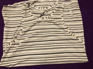 Lululemon All Tied Up Tank - Cut Back White Black stripe thumbnail 7