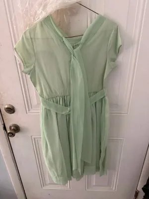 Vintage 1970’s Dress Green thumbnail 5