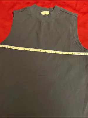 Pact Sleeveless Crewneck Tank Top - Charcoal thumbnail 5