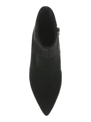 On 34th Zipper Micro Suede Mid-Calf Block Heel Boots 10019653600 Black 6M thumbnail 11