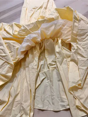 Babyboo NWT Women Small Angelina Maxi Dress in Lemon Princess Coquette Wedding thumbnail 10