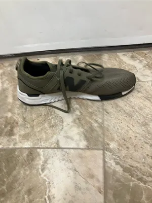 New Balance 247 olive green sneakers thumbnail 4