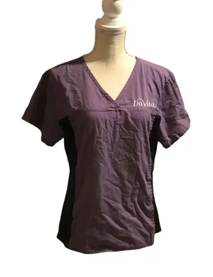 Fashion Seal Scrub Top Purple Size M thumbnail 1