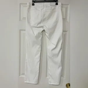 Ralph Lauren Women's Classic White Straight Leg Jeans Size 8 thumbnail 8