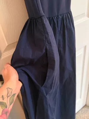 The Drop Navy Blue Tank Maxi Dress Extra Small thumbnail 5