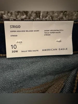 🐛 NWT American Eagle Outfitters Dark Indigo Denim Shorts thumbnail 3