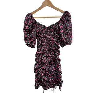 For Love & Lemons Melrose Floral‎ Mini Dress Puff Sleeve XXS Cottagecore thumbnail 3