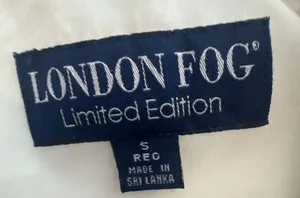 London Fog Limited Edition Jacket Size S Reg White Hooded Anorak thumbnail 2