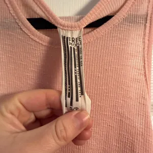 Free People‎ Tank Top Pink Small Ribbed Racerback Boho Casual Athleisure thumbnail 2