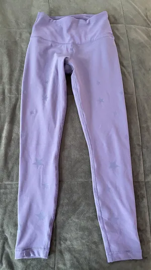 90 Degrees by Reflex Light Purple Star Leggings thumbnail 2