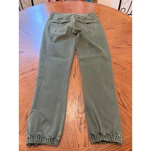 Paige Mayslie Jogger Women 28 Ivy Green Utility Cargo Ankle Zip Slim Fit Pants thumbnail 8