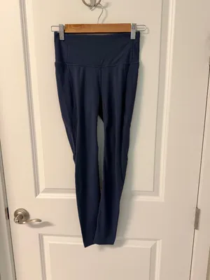 DSG Navy High Rise Pocket Leggings Athletic Workout Pants XS thumbnail 5