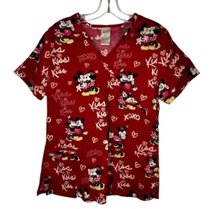 Disney Mickey Mouse Scrub Uniform‎ Shirt thumbnail 1