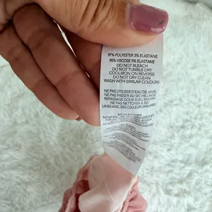 Nasty Gal Collection Pink Satin Cowl Neck High Leg Bodysuit UK 10 thumbnail 4