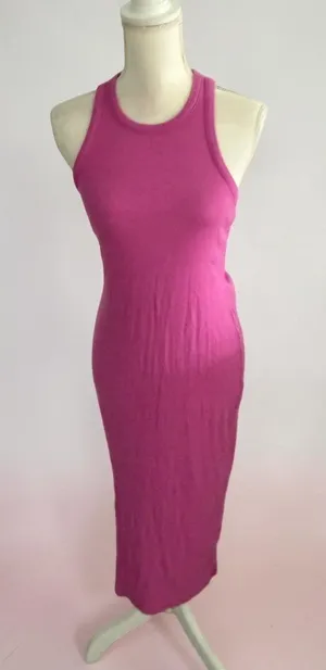 BEYOND YOGA Purple Pink Maxi Dress Size Medium thumbnail 1