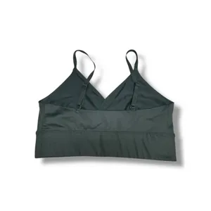 Nike Indy Light Support Sports‎ Bra Dark Teal Green Womens M Textured Shine thumbnail 2