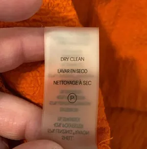 Burnt Orange Calvin Klein Dress v-neck sleeveless fit and flare ruffle thumbnail 5