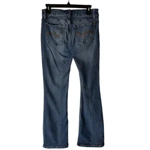 WRANGLER Women's Medium Wash Boot Cut Jeans Size 5x32 Western Mid Rise‎ thumbnail 2