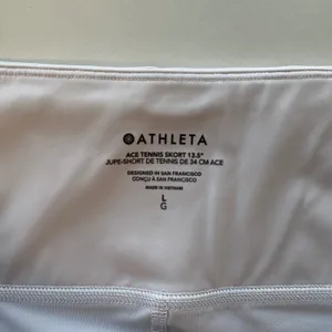 Athleta Ace Tennis Skort Women L White 13.5 Inch Athletic Skirt 657545-01 thumbnail 4