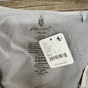 Free People Movement Good Karma Onepiece in Ice Grey xs‎ / small thumbnail 6