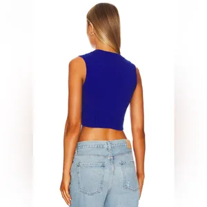 superdown Patricia Knit Top in Bright Blue thumbnail 3