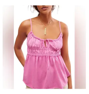 Free People Pink Top thumbnail 2