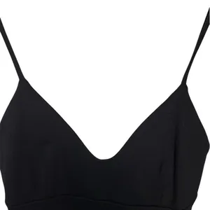Lulus Dress Womens XS Black Bodycon Midi Deep V-Neck Spaghetti Strap Zip thumbnail 5