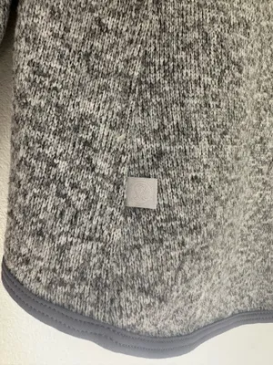 Lululemon Fleece & Thank You Pullover Heathered White / Battleship 6 thumbnail 3