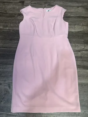 NWT Kasper Petite Tutu Pink Sheath Dress 12P Elegant Career Cocktail Dress thumbnail 3