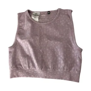 AYBL violet purple workout crop top tank size small thumbnail 1