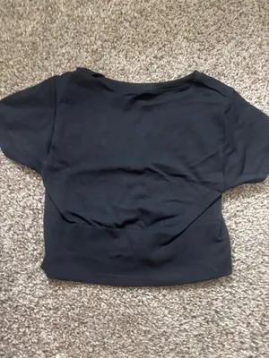 OFFLINE by Aerie Workout Top Cropped Black thumbnail 4