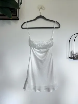 NWT Princess Polly White Phillipa Mini Dress Strapless Cut Out Mini Dress Size 0 thumbnail 3