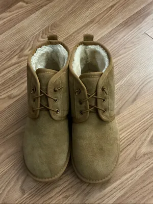 Amazon Women's Suede Slide On Booties with Fleece Lining Women Size 9.5 thumbnail 2